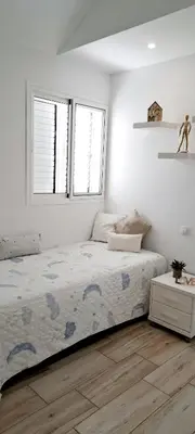 Cama o camas de una habitación en Paraiso en Maspalomas, Bonito y Moderno Bungalow