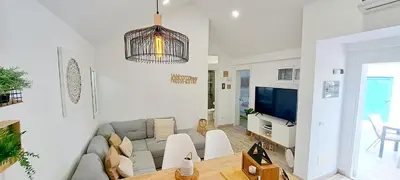 Una televisión o centro de entretenimiento en Paraiso en Maspalomas, Bonito y Moderno Bungalow