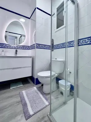Un baño de Apartamento Bahía con AIRE ACONDICIONADO
