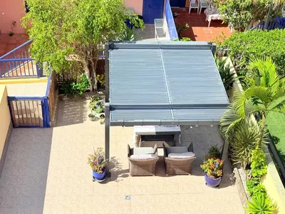 Jardín al aire libre en Cozy Corner Close to Beach, Golf and Shopping
