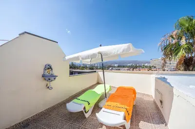 Plano de Twilight Dreams 2 - Studio with private rooftop pool center - Playa del Ingles
