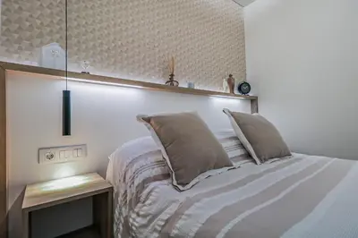 Cama o camas de una habitación en Lux Experience Mesa y Lopez