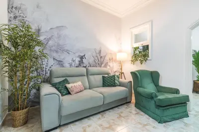 Zona de estar de Home2Book Bright&Comfy Apt Near Las Palmas Center