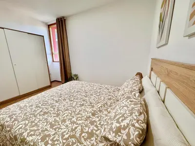 Cama o camas de una habitación en Brisas de Sardina