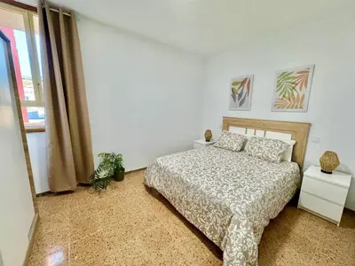 Cama o camas de una habitación en Brisas de Sardina