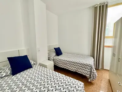Cama o camas de una habitación en Brisas de Sardina