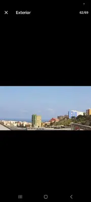 Vista general de Las Palmas de Gran Canaria o vista desde el apartamento