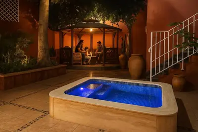 Piscina en o cerca de Hacienda Clara Santiago