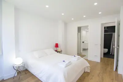 Cama o camas de una habitación en Blue Horizon Las Canteras