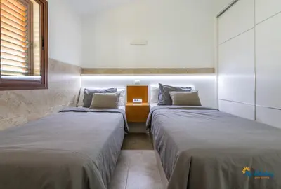 Cama o camas de una habitación en Villa Sun Paradiso