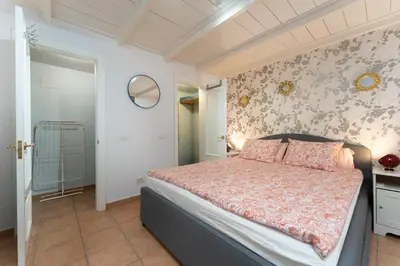 Cama o camas de una habitación en Beach House Monte Rojo