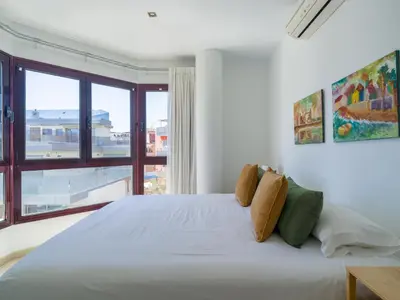 Cama o camas de una habitación en Perchel Beach Suites Arguineguin