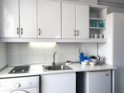 Una cocina o zona de cocina en MAR y SOL