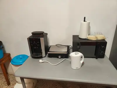 Utensilios para hacer té y café en Serene 3-Bedroom Townhouse in Las Palmas de Gran Canaria