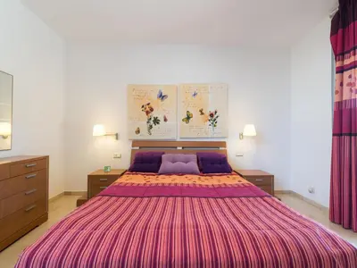 Cama o camas de una habitación en Chalet in Anfi Tauro near Amadores Beach