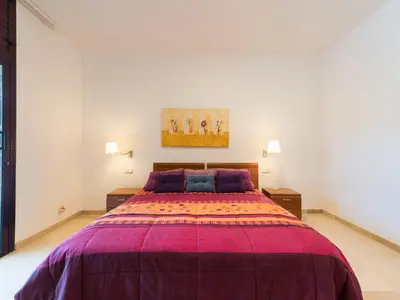 Cama o camas de una habitación en Chalet in Anfi Tauro near Amadores Beach