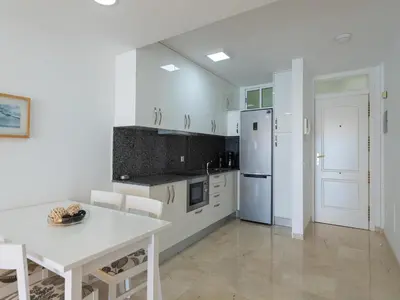 Una cocina o zona de cocina en Apartment in Playa de Mogán by the Beach