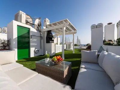 Zona de estar de House in Puerto de Mogán with Marina Views