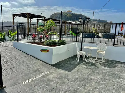 Un balcón o terraza de Hacienda Adejo