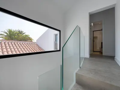 Una televisión o centro de entretenimiento en Chalet in Maspalomas with Heated Pool