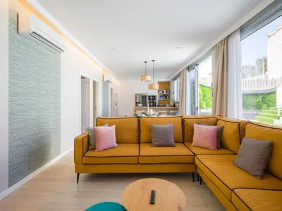 Zona de estar de Villa in Maspalomas with Private Heated Pool
