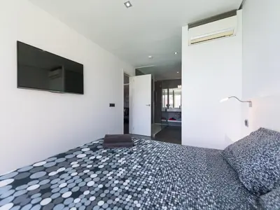 Cama o camas de una habitación en Chalet in Maspalomas with Heated Pool