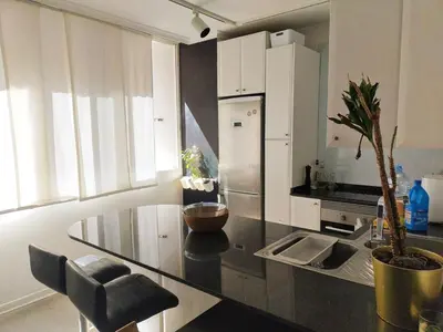 Una cocina o zona de cocina en Apartment in Playa de Las Canteras, Playa Chica