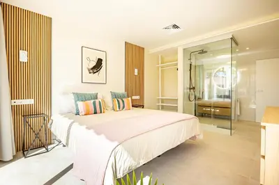 Cama o camas de una habitación en LUXURY Sun Club 252