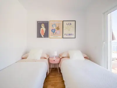 Cama o camas de una habitación en Dreamy apartment next to Anfi del Mar