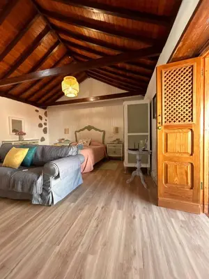 Cama o camas de una habitación en Balcón Néstor Álamo II