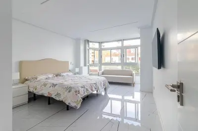 Cama o camas de una habitación en Dar Alisios 1