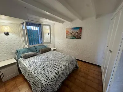 Cama o camas de una habitación en Sonora Golf Bungalow