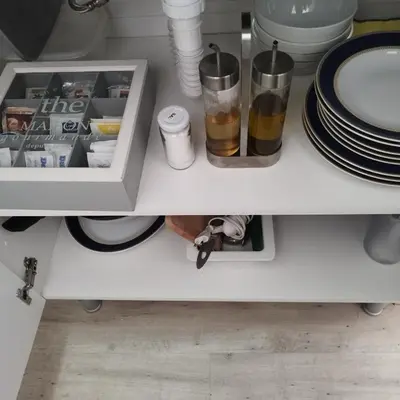 Una cocina o zona de cocina en SABINAR Vivienda Estudio