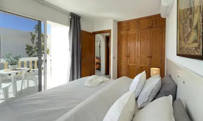 Cama o camas de una habitación en Bella Vista - Jacuzzi with amazing sea views