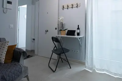 Zona de estar de SelfCheck in Relax WiFi 220Mb Close to the beach