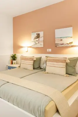 Cama o camas de una habitación en Casa Bettì - Canaima, Puerto Rico