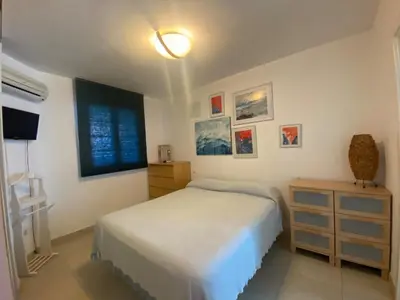 Cama o camas de una habitación en Los Veleros Relax