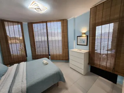 Cama o camas de una habitación en Ocean Luxury Apartment