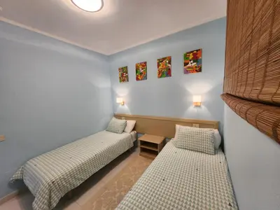 Cama o camas de una habitación en Ocean Luxury Apartment