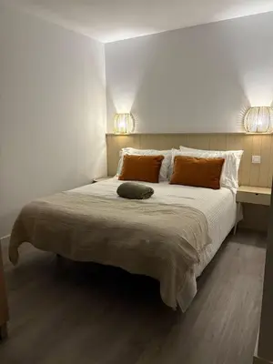 Cama o camas de una habitación en Eli Canteras Sunset