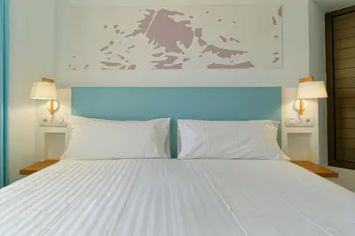 Cama o camas de una habitación en Salt Apartments Reina Sol
