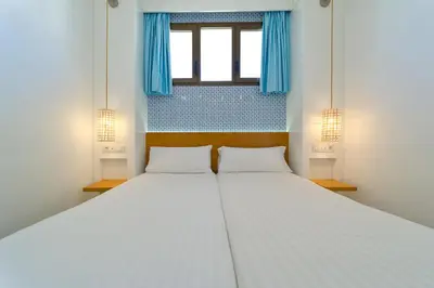 Cama o camas de una habitación en Salt Apartments Reina Sol