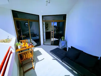Zona de estar de OCEAN VIEW - renovation 2025