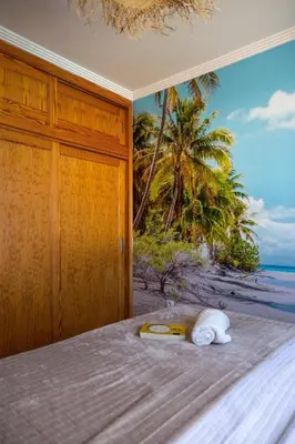 Cama o camas de una habitación en Las Brisas Canary Home Rent