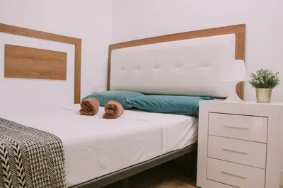 Cama o camas de una habitación en Kite and Surf - Private rooms