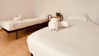 Cama o camas de una habitación en Celestial Refuge in Gran Canaria