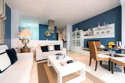 Zona de estar de Sunset Paradise