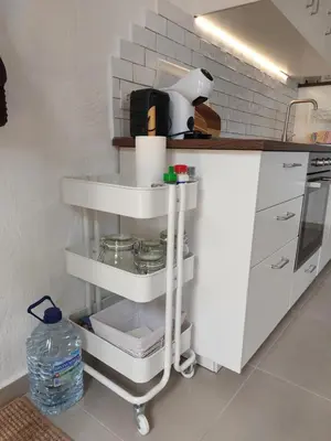 Una cocina o zona de cocina en Apartment La Casa Blanca