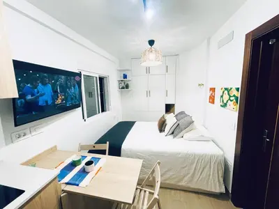Cama o camas de una habitación en Holiday Studio Koka