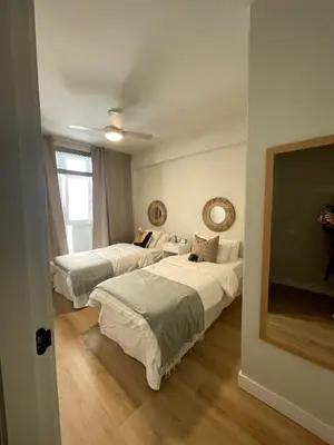 Cama o camas de una habitación en Casa Tina Las Canteras